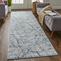 Feizy Atwell 3282F Teal/Gray Area Rug