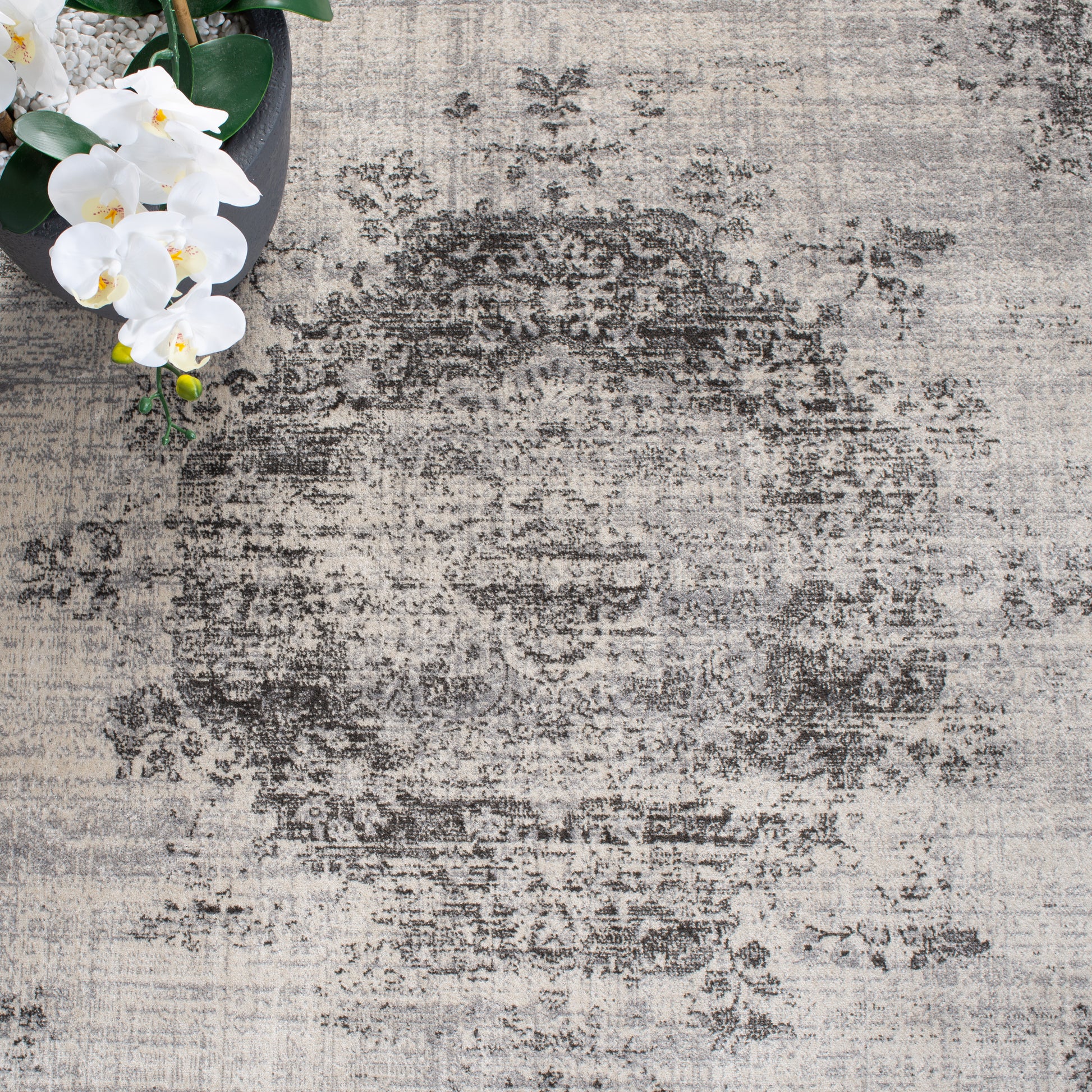 Safavieh Atlas Atl966G Ivory/Grey Area Rug