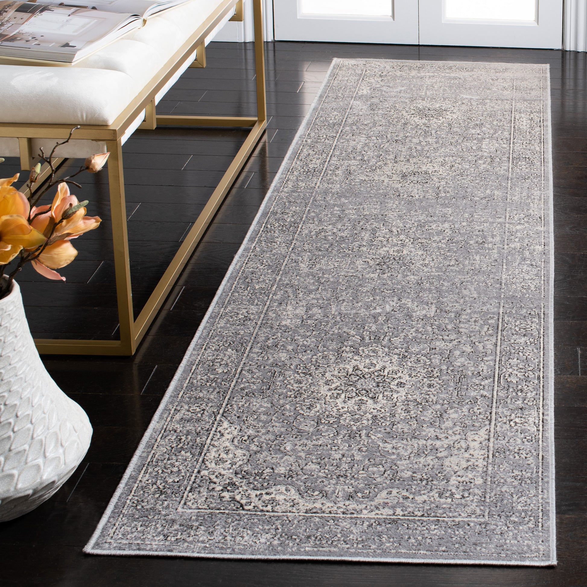 Safavieh Atlas Atl972F Charcoal/Grey Area Rug