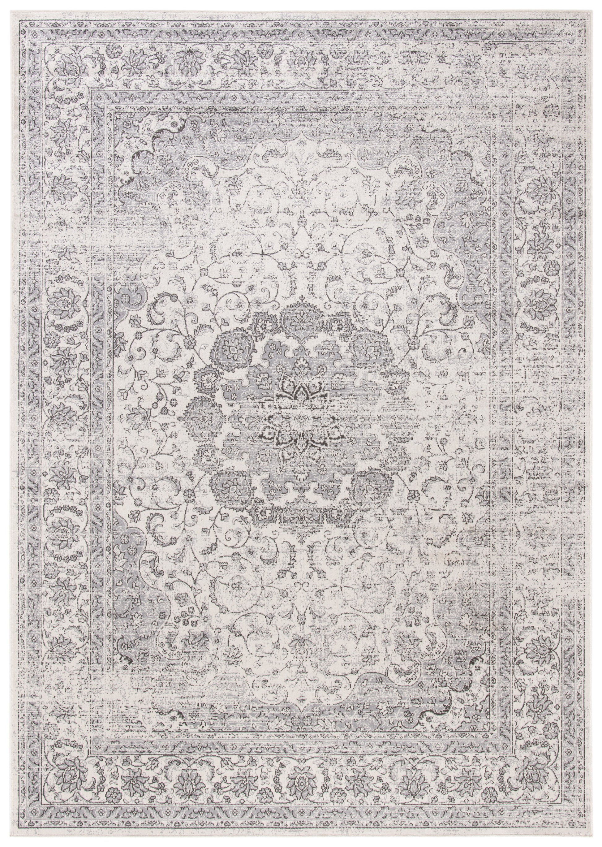 Safavieh Atlas Atl972G Ivory/Grey Area Rug