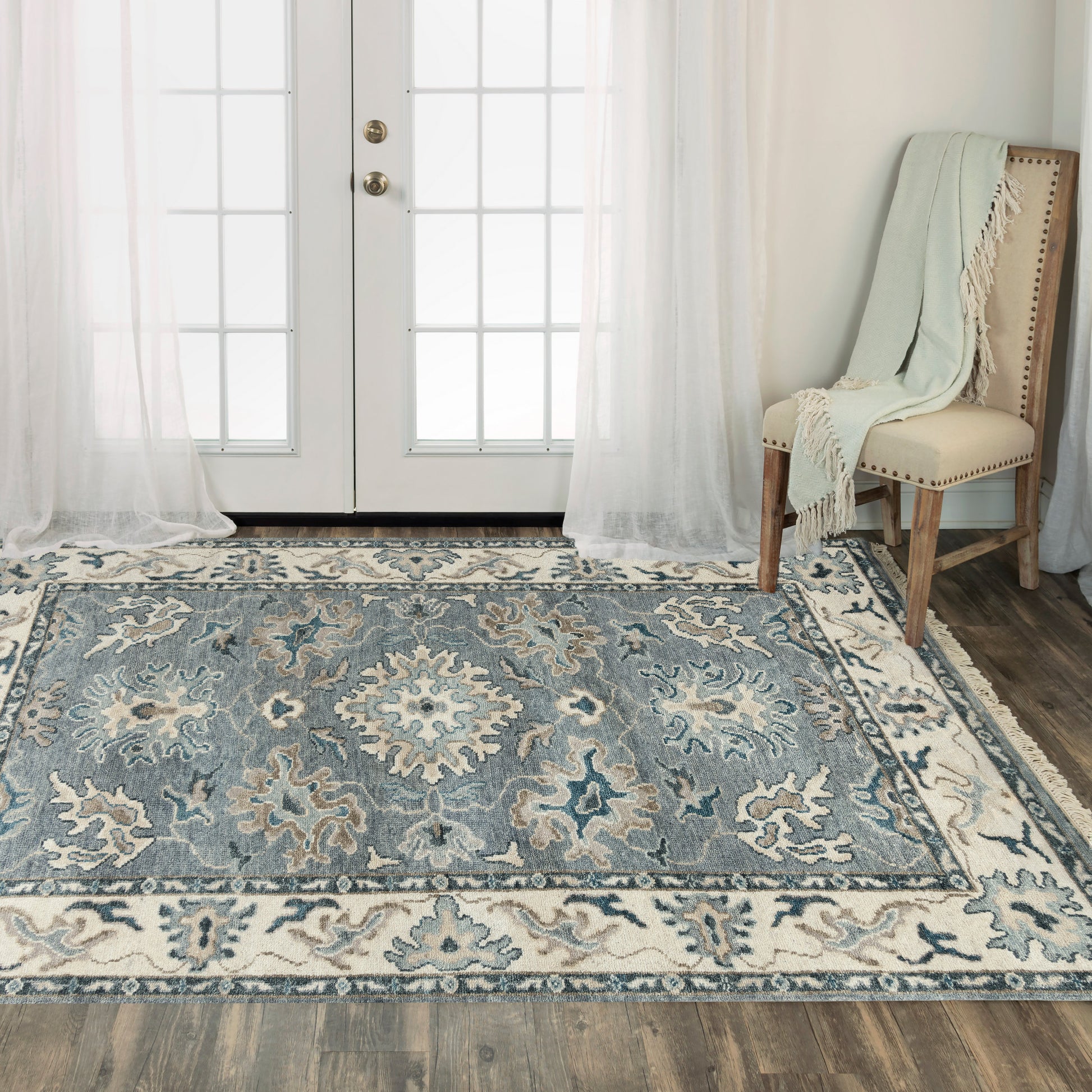 Rizzy Ashton Atn918 Gray Area Rug