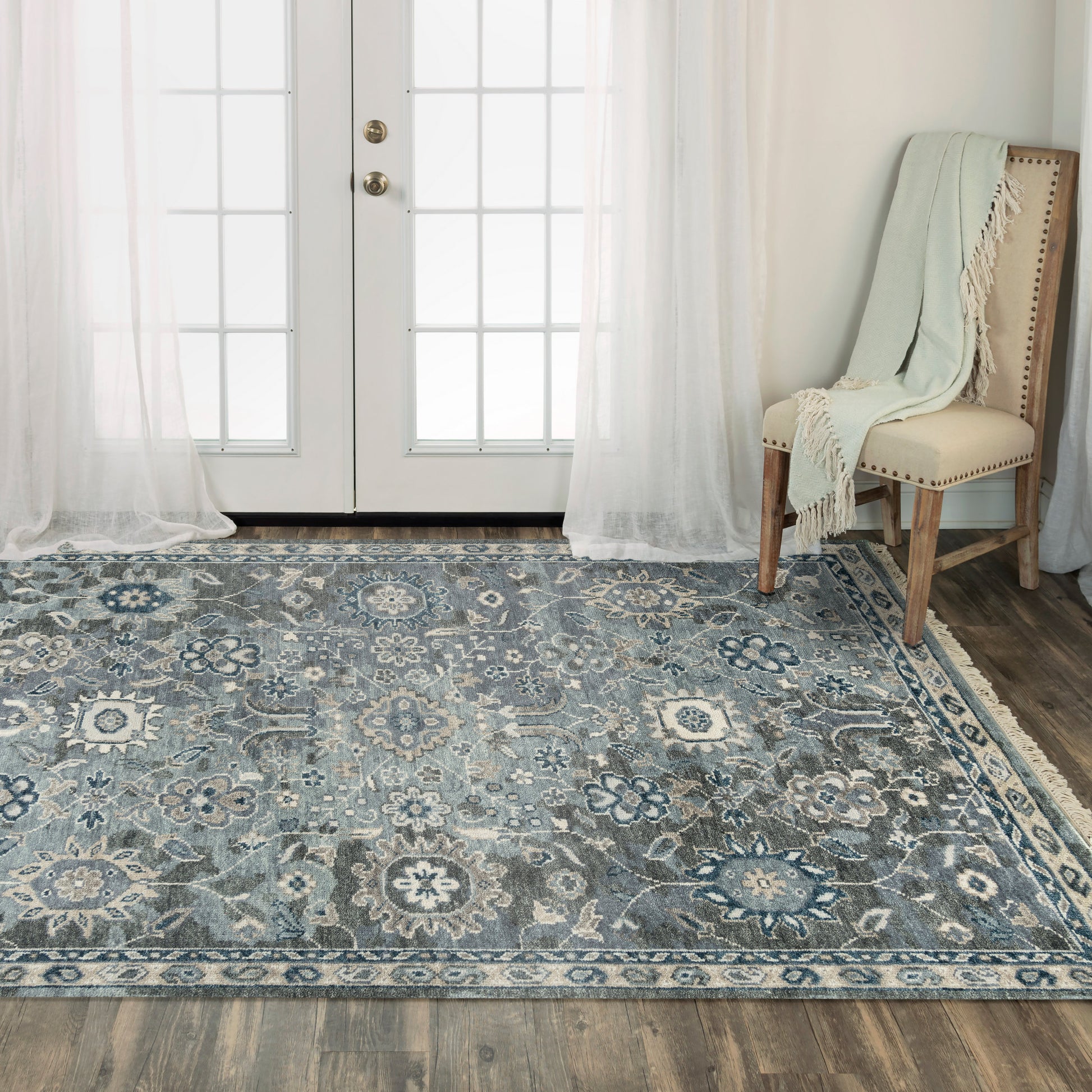 Rizzy Ashton Atn921 Gray Area Rug