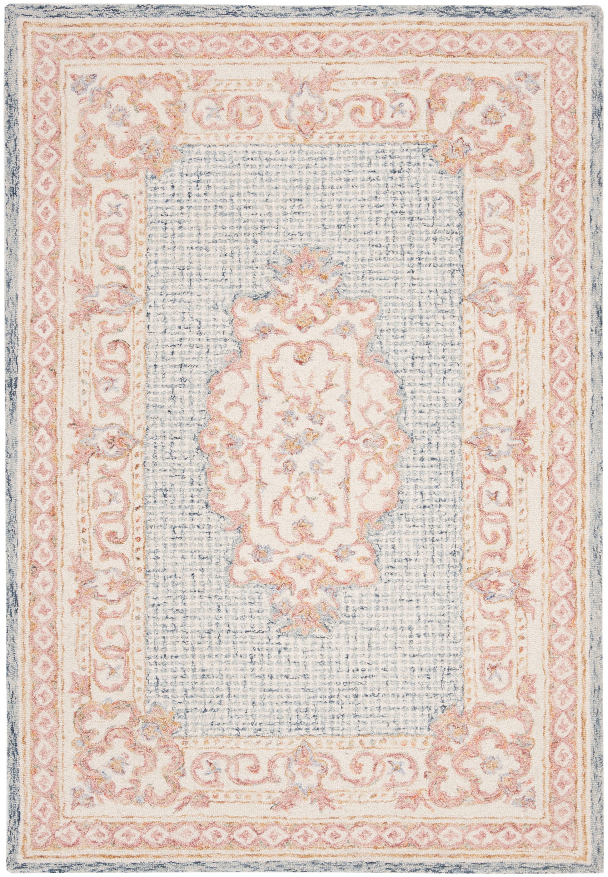 Safavieh Aubusson Aub106M Blue/Ivory Area Rug