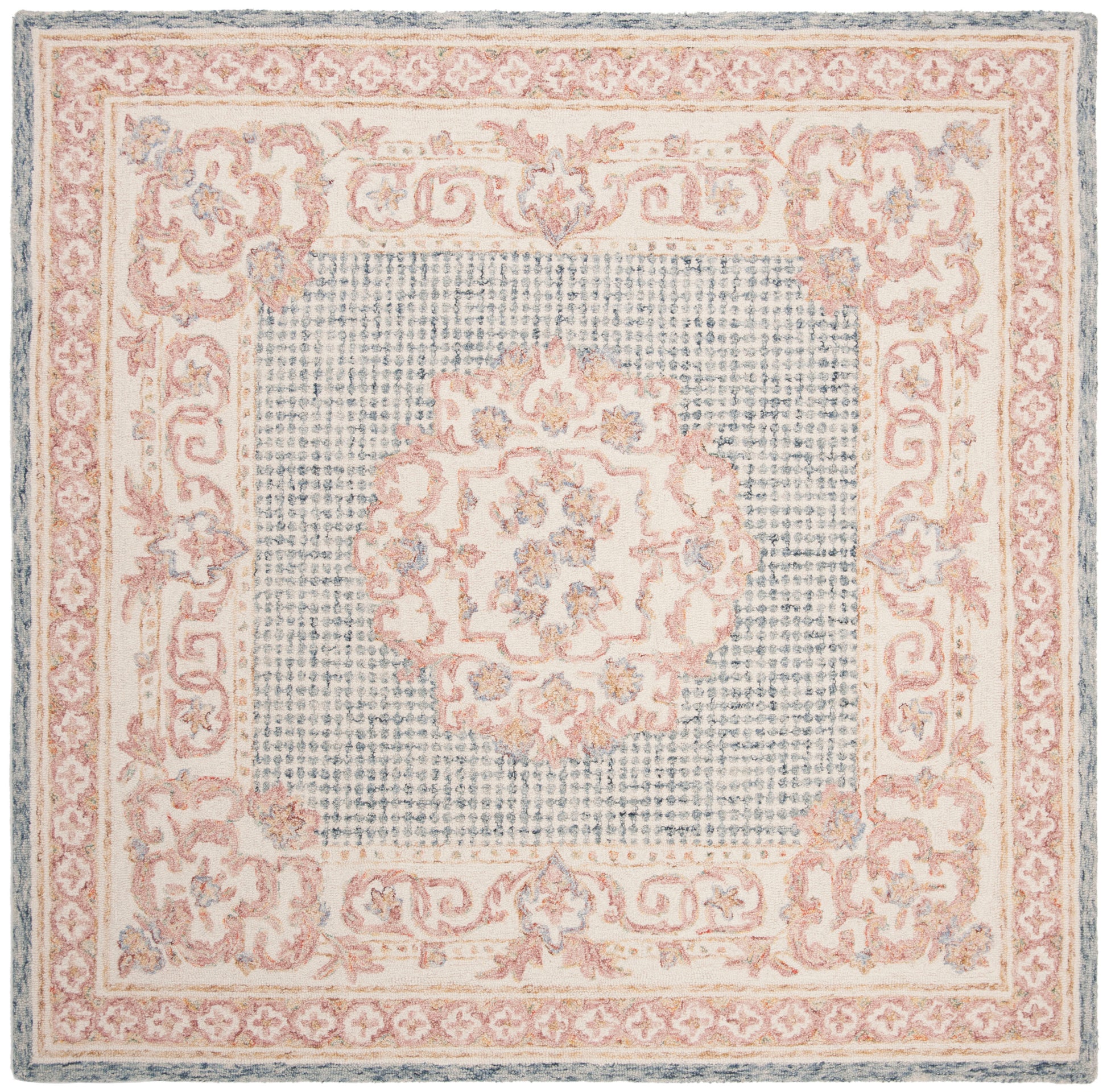 Safavieh Aubusson Aub106M Blue/Ivory Area Rug