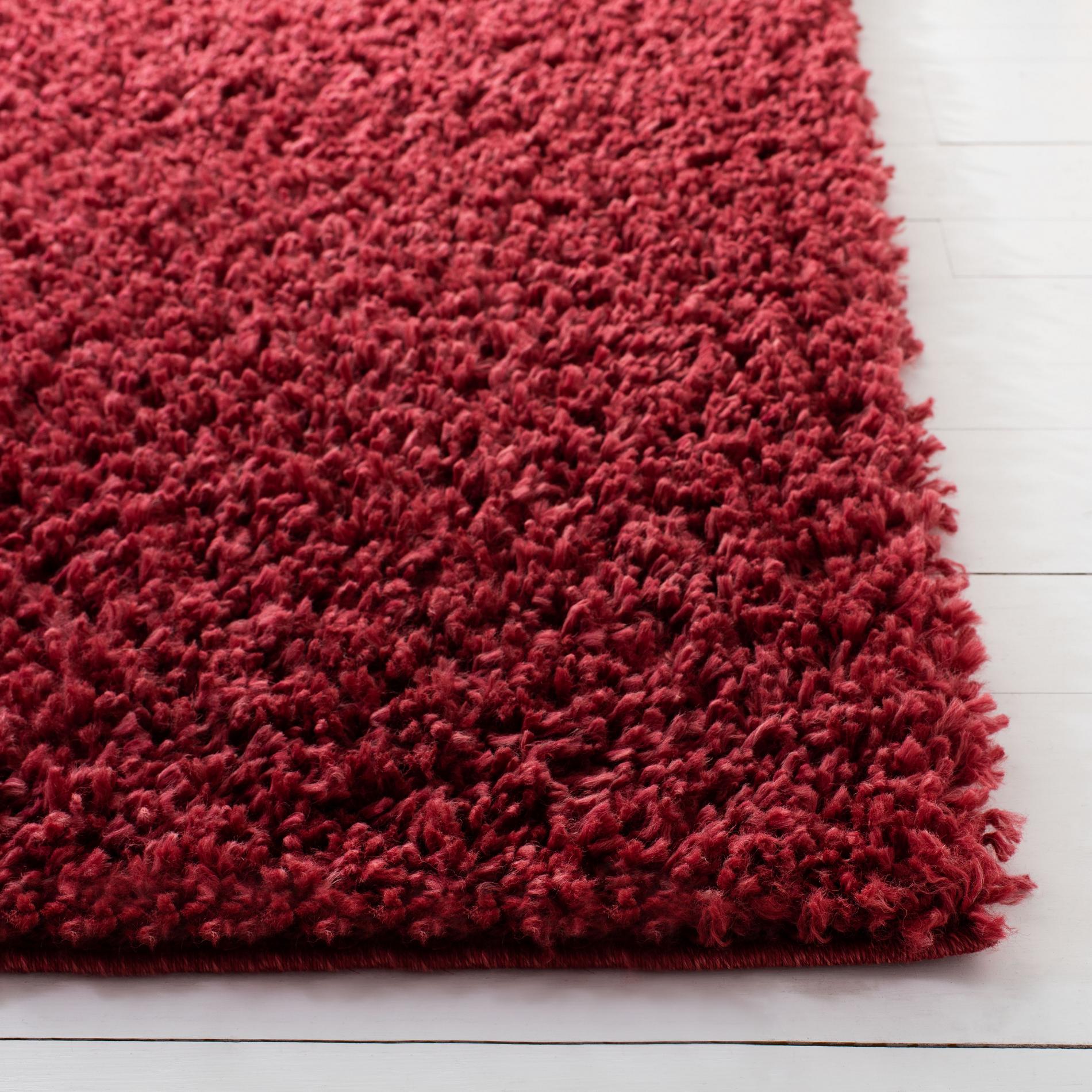 Safavieh August Shag Aug200Q Red Area Rug