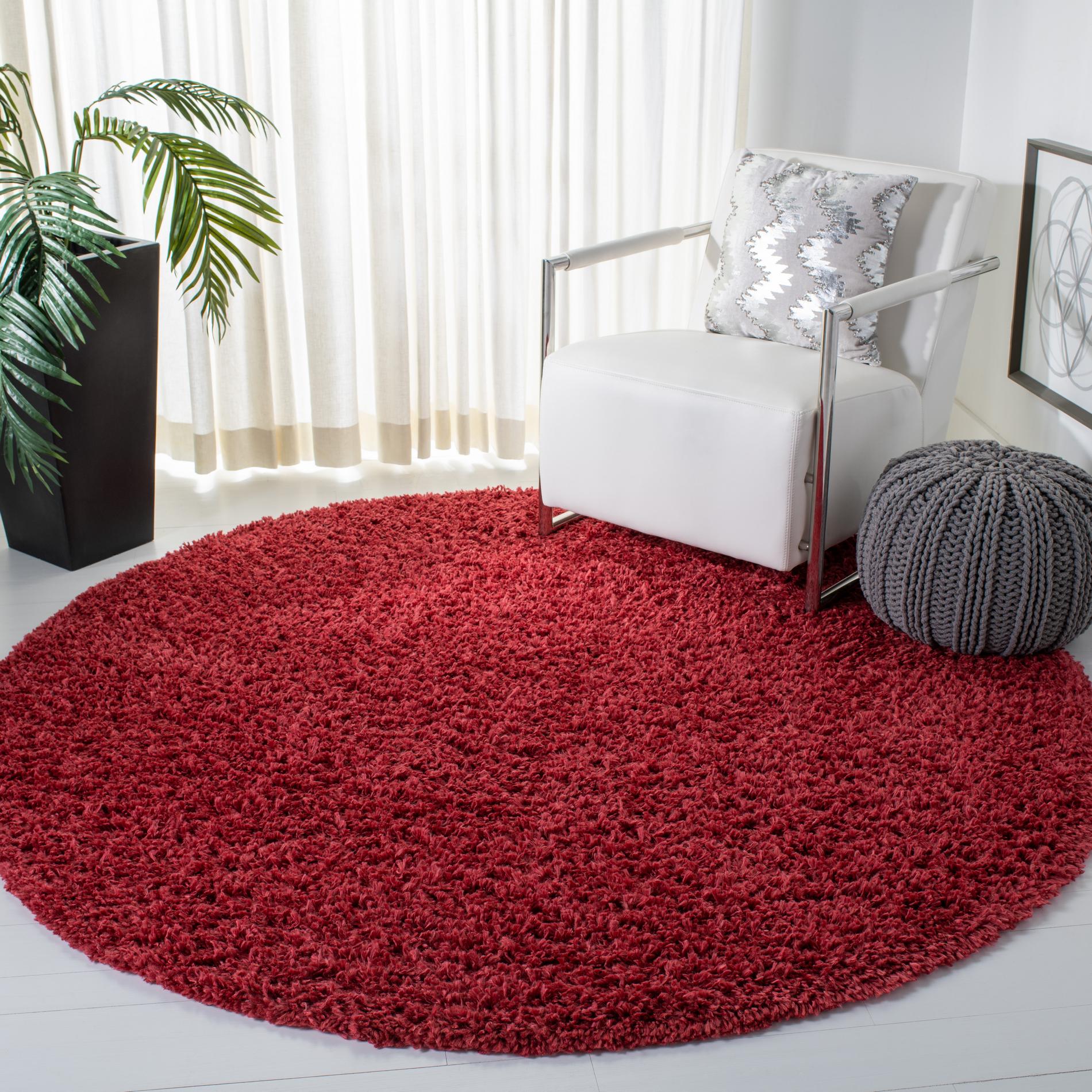 Safavieh August Shag Aug200Q Red Area Rug