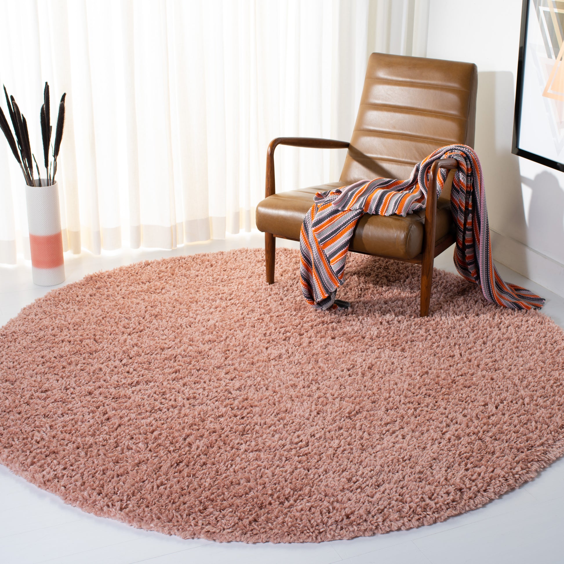 Safavieh August Shag Aug200X Rose Area Rug