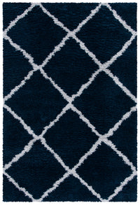 Safavieh August Shag Aug501B Navy/Ivory Area Rug