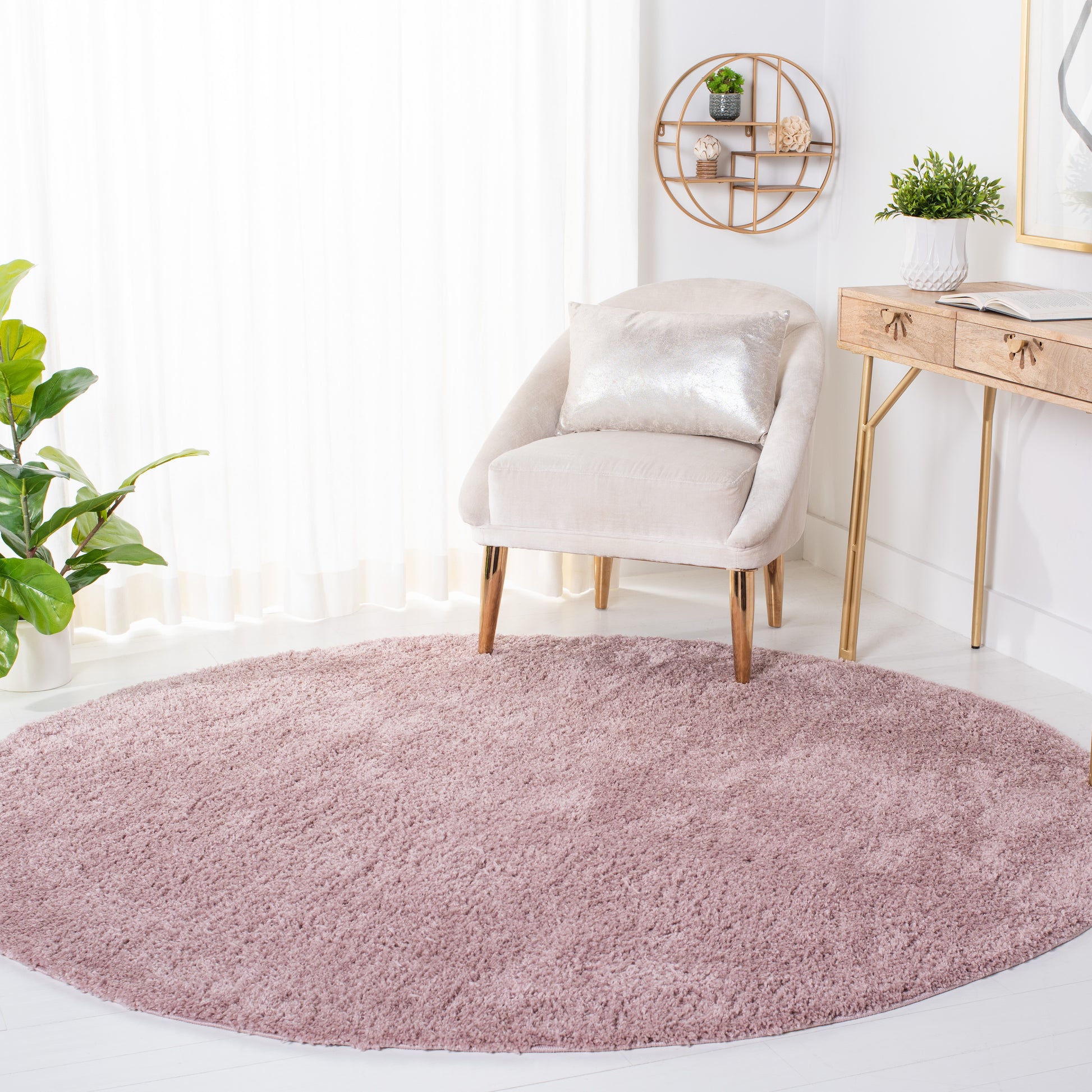 Safavieh August Shag Aug533U Pink Area Rug