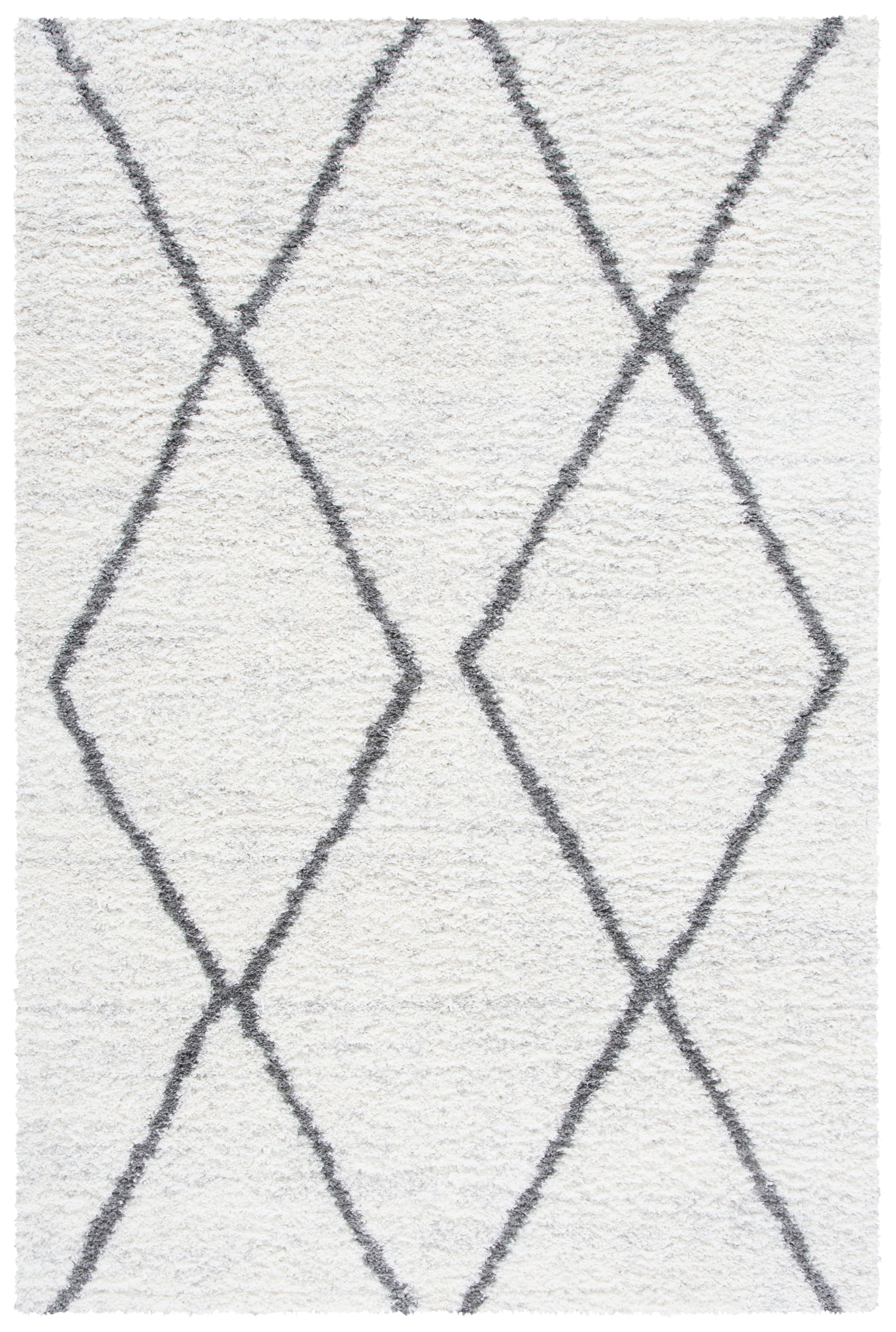 Safavieh August Shag Aug582A Ivory/Grey Area Rug