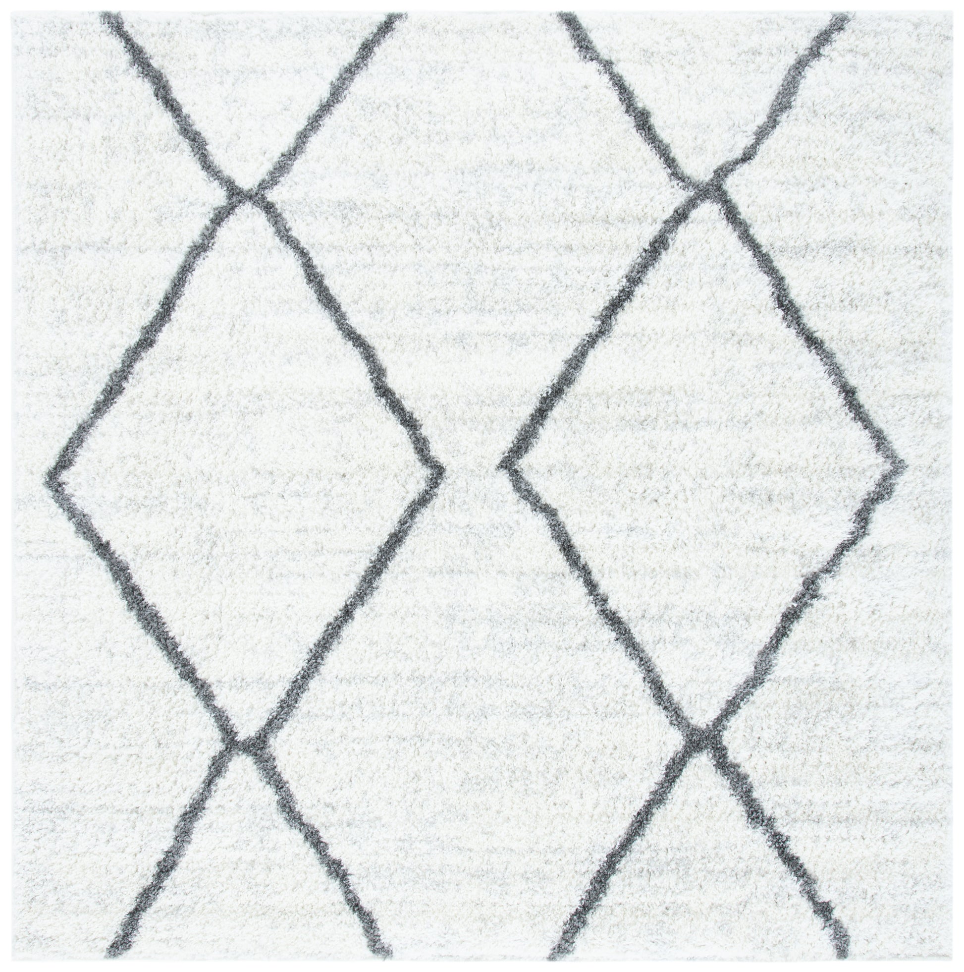 Safavieh August Shag Aug582A Ivory/Grey Area Rug