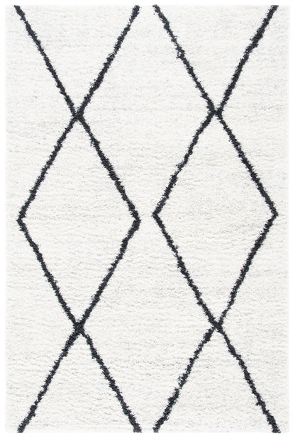 Safavieh August Shag Aug582F Ivory/Dark Grey Area Rug