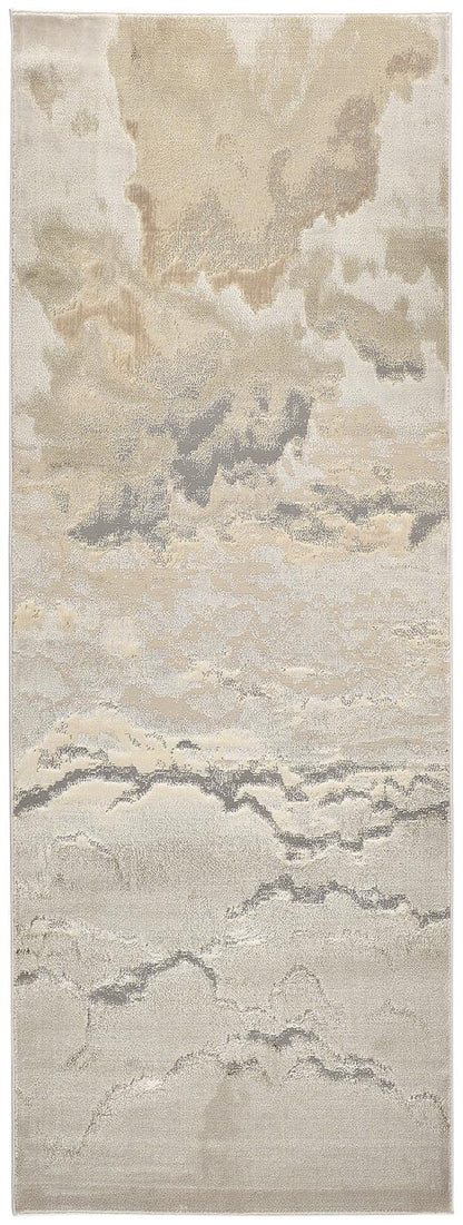 Feizy Aura 3727F Gold/Beige Area Rug