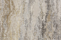 Feizy Aura 3735F Beige/Gold Area Rug
