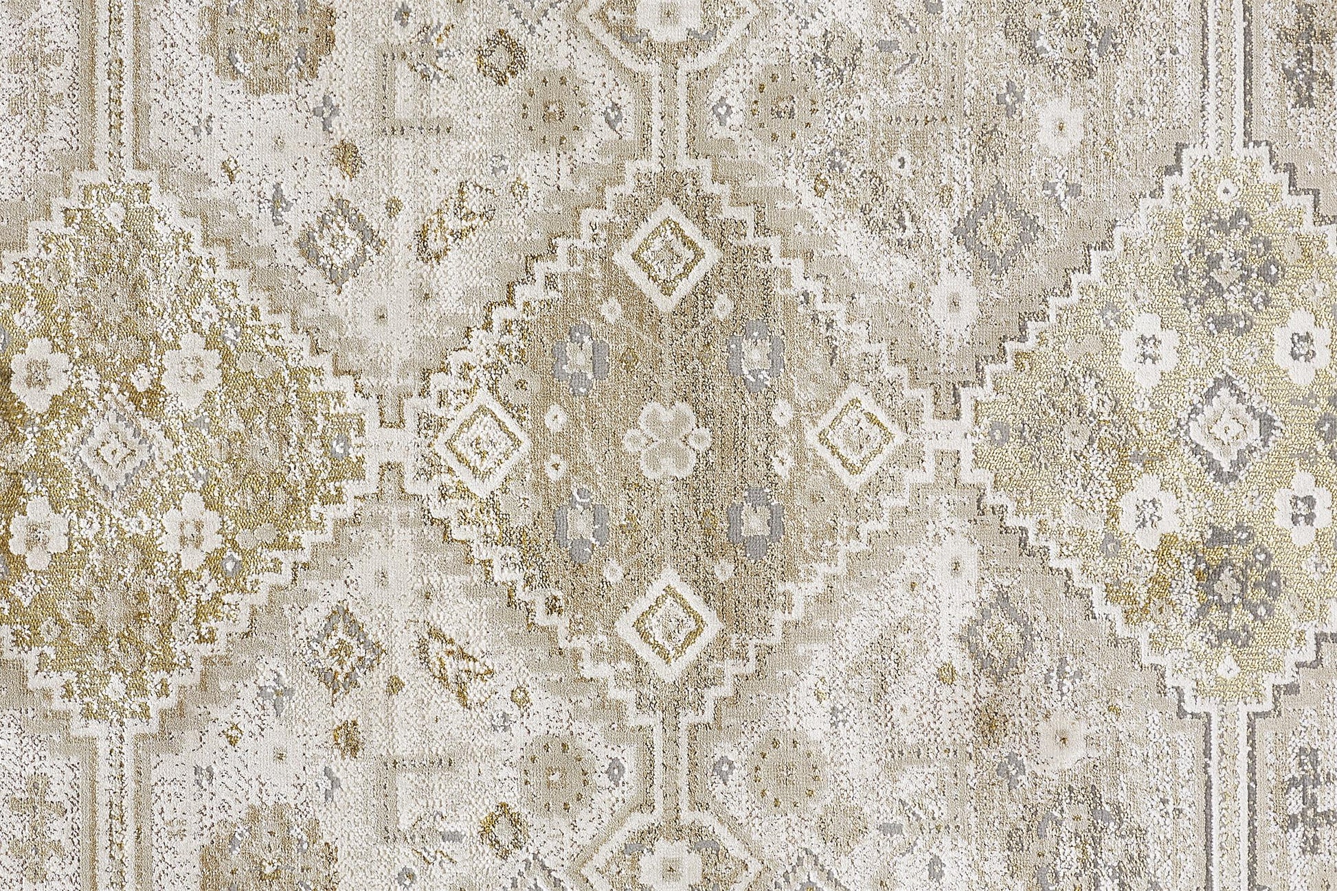 Feizy Aura 3738F Gold/Beige Area Rug