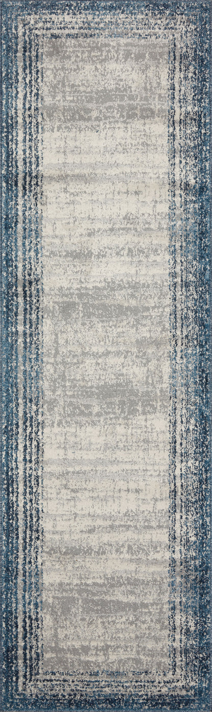 Loloi Austen Aus-02 Pebble/Blue Area Rug