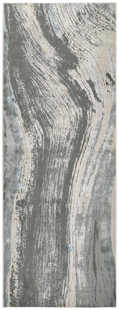 Feizy Azure 3524F Silver/Teal Area Rug