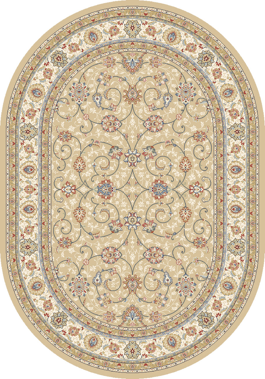 Dynamic Rugs Ancient Garden 57120 Beige/Light Blue Area Rug