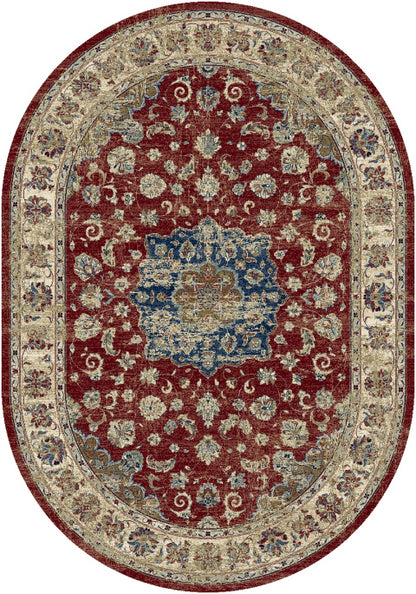 Dynamic Rugs Ancient Garden 57559 Red/Ivory Area Rug