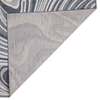 Liora Manne Malibu Waves 8222/33 Navy Area Rug