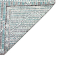 Liora Manne Malibu Checker Diamond 8225/04 Blue Area Rug