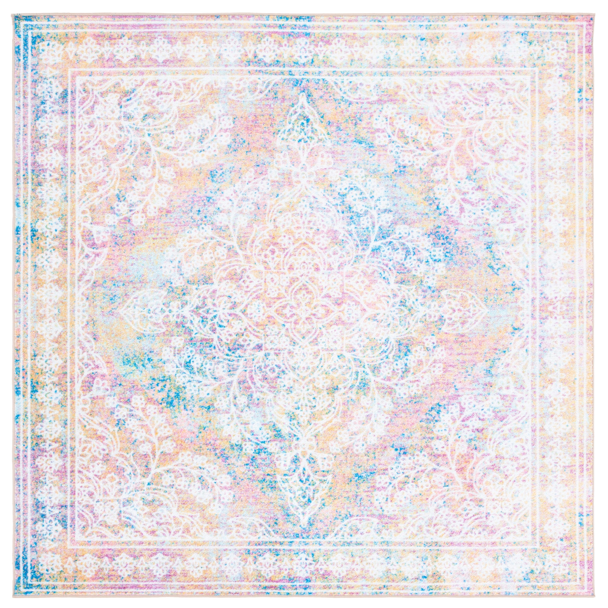 Safavieh Bahia Bah161A Ivory/Blue Area Rug