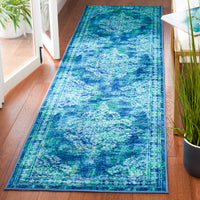 Safavieh Bahia Bah162M Blue/Green Area Rug