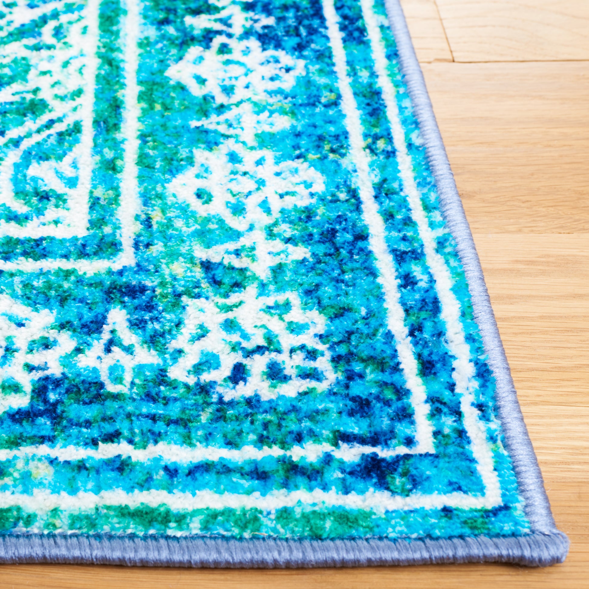 Safavieh Bahia Bah162M Blue/Green Area Rug