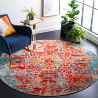 Safavieh Bahia Bah164J Light Blue/Red Area Rug