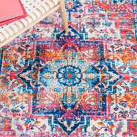 Safavieh Bahia Bah167N Navy/Pink Area Rug