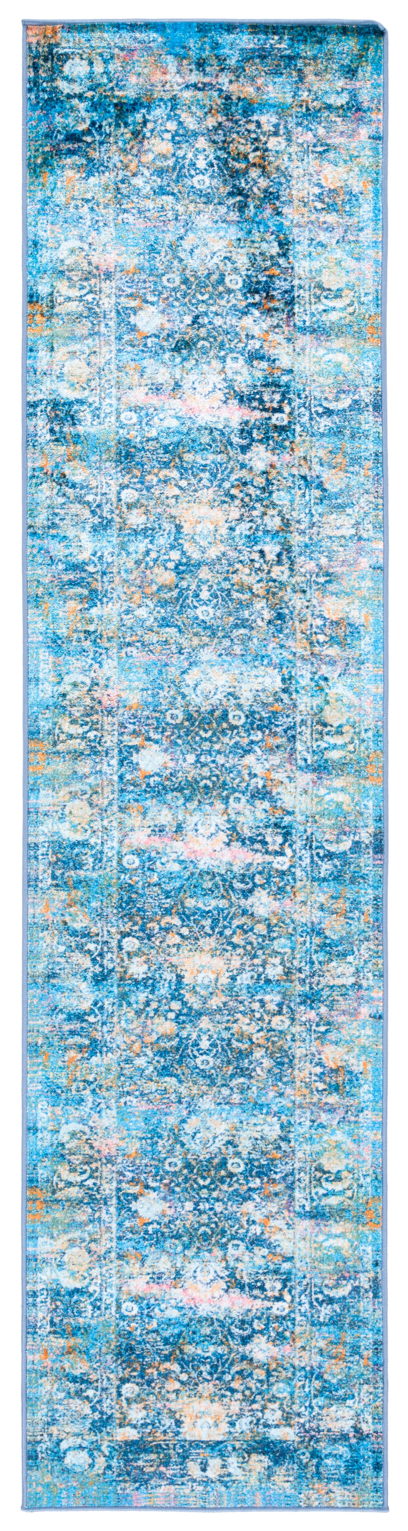 Safavieh Bahia Bah168M Blue/Gold Area Rug