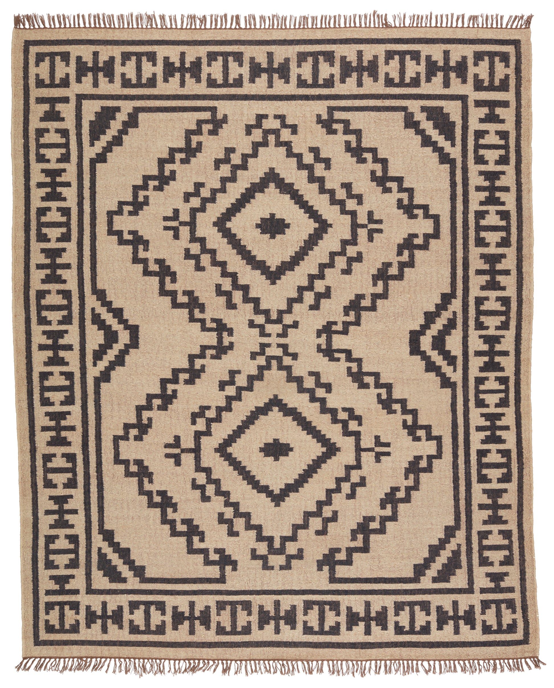 Jaipur Bedouin Jaima Bd24 Beige/Black Area Rug