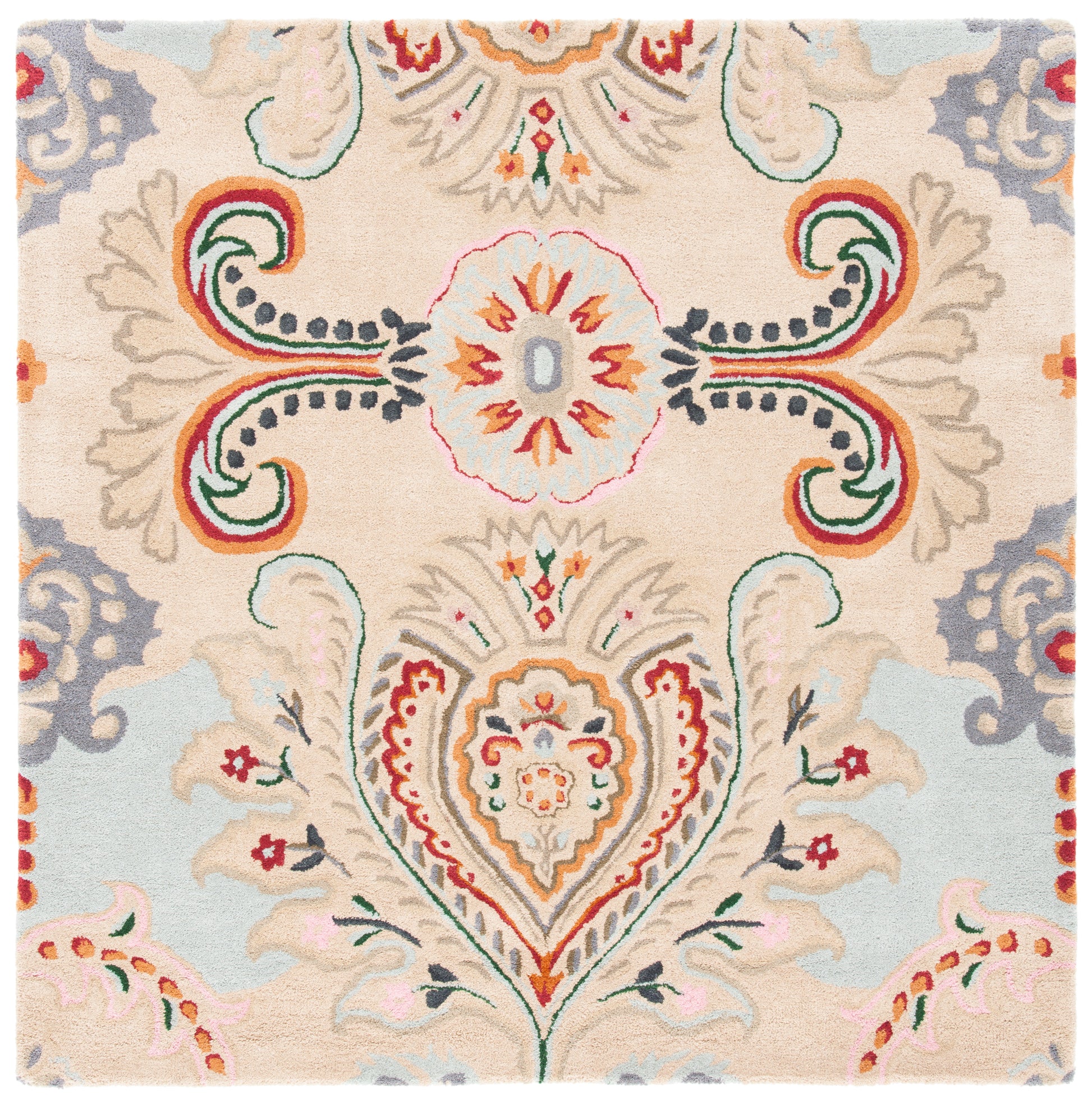 Safavieh Bella Bel118B Beige/Blue Area Rug