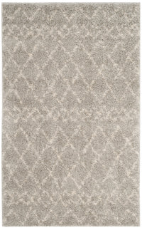 Safavieh Berber Shag Ber165B Light Grey/Cream Area Rug