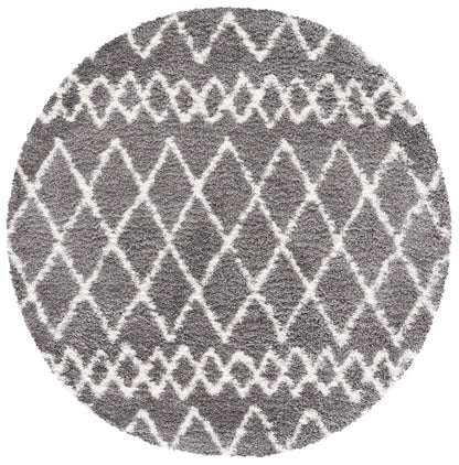 Safavieh Berber Shag Ber165B Light Grey/Cream Area Rug