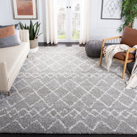 Safavieh Berber Shag Ber165B Light Grey/Cream Area Rug