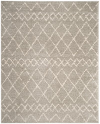 Safavieh Berber Shag Ber165B Light Grey/Cream Area Rug