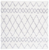 Safavieh Berber Shag Ber165F Ivory/Light Grey Rugs.