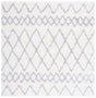 Safavieh Berber Shag Ber165F Ivory/Light Grey Rugs.