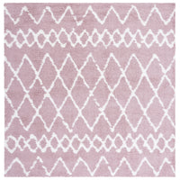 Safavieh Berber Shag Ber165U Light Rose/Ivory Area Rug