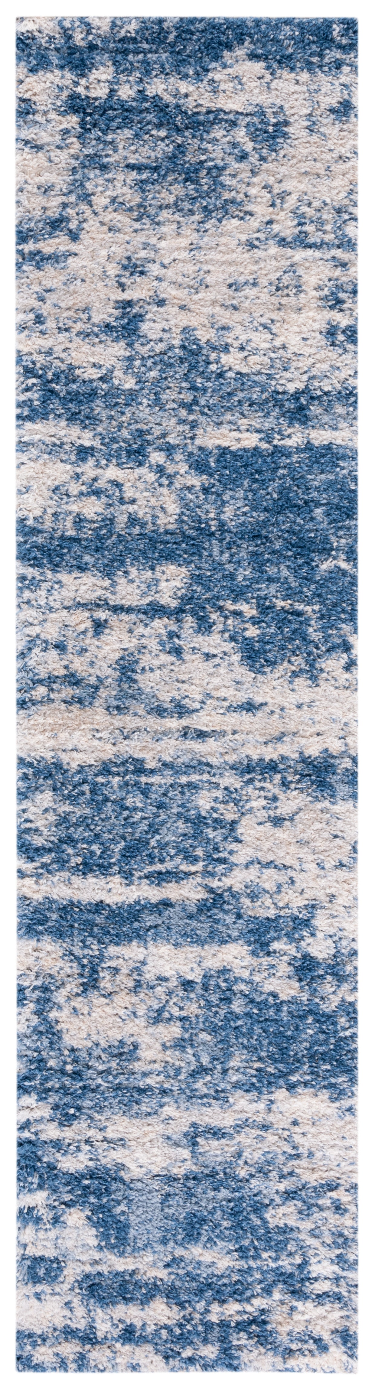 Safavieh Berber Shag Ber219B Beige/Blue Area Rug