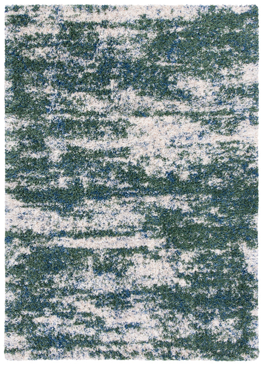 Safavieh Berber Shag Ber219Y Green/Beige Area Rug