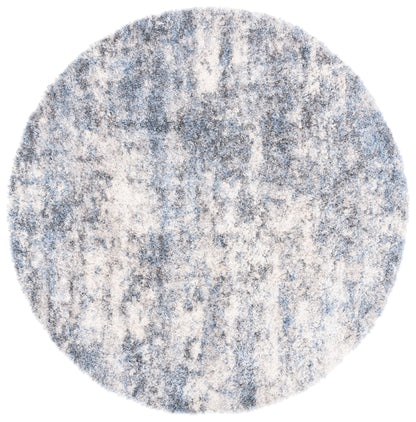 Safavieh Berber Shag Ber274B Ivory/Blue Area Rug