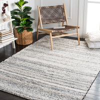 Safavieh Berber Shag Ber406F Grey/Ivory Area Rug