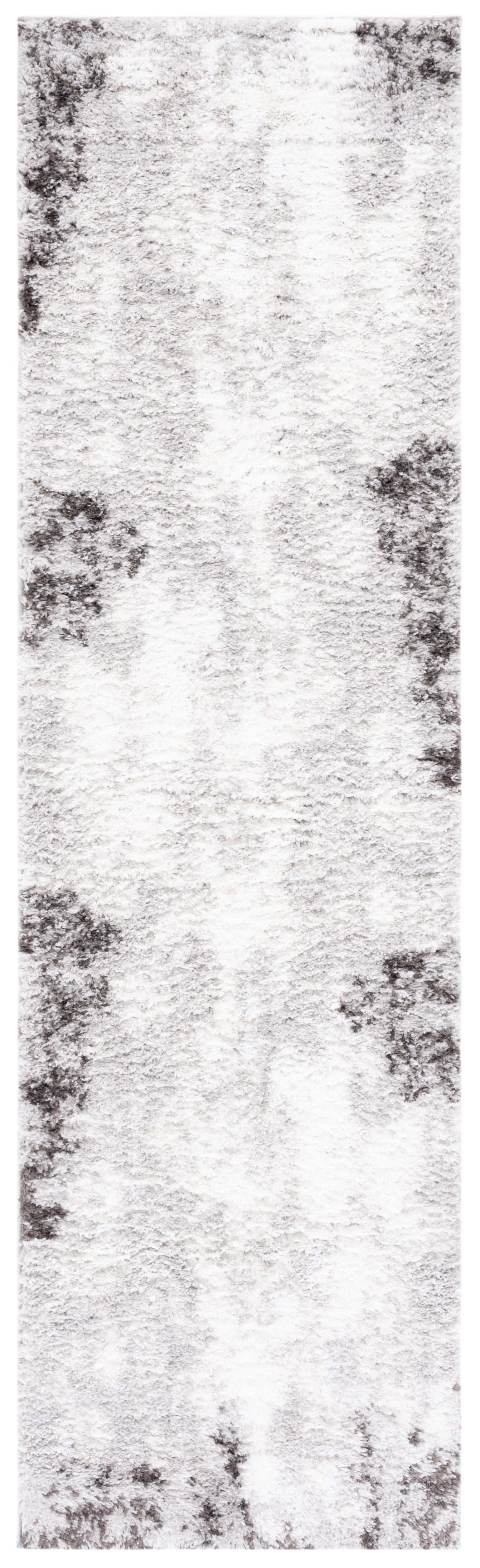 Safavieh Berber Shag Ber555F Light Grey/Dark Grey Area Rug