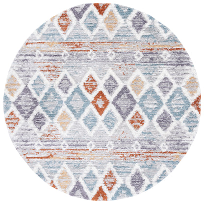 Safavieh Berber Shag Ber585A Blue Rust/Ivory Area Rug