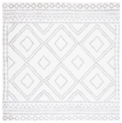 Safavieh Berber Shag Ber589A Ivory/Grey Area Rug