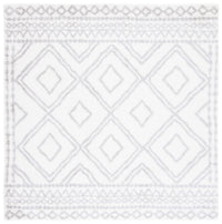 Safavieh Berber Shag Ber589A Ivory/Grey Area Rug