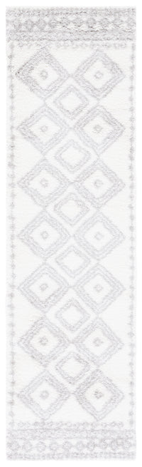 Safavieh Berber Shag Ber591B Ivory/Grey Area Rug