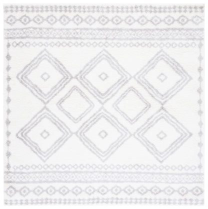 Safavieh Berber Shag Ber591B Ivory/Grey Area Rug